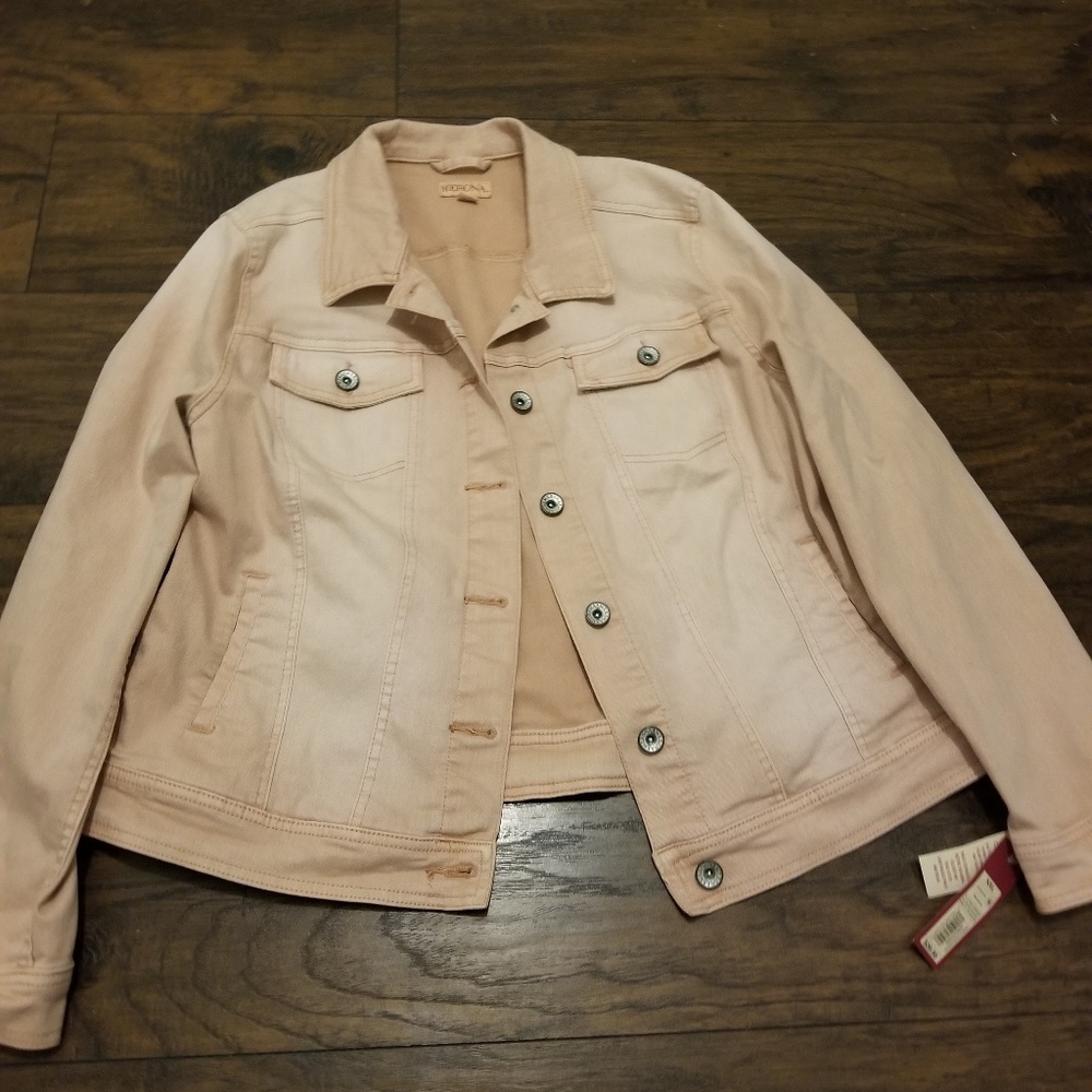 NWT Blush Pink Denim Jacket from Target (Merona)